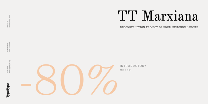 Download TT Marxiana Fonts Family From TypeType