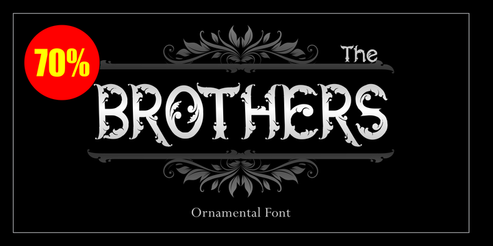 Download The Brothers Fonts Family From ZetDesign