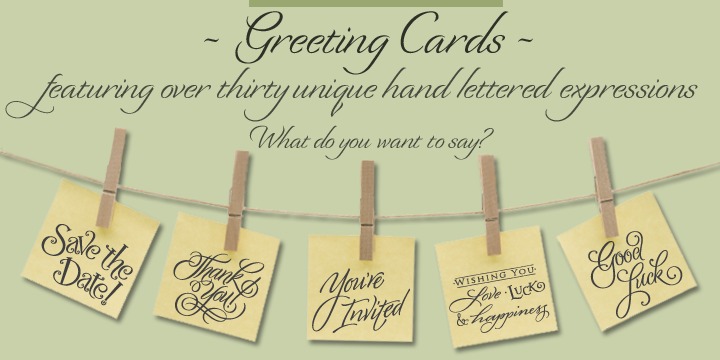 Greeting Cards | Webfont & Desktop Font | MyFonts