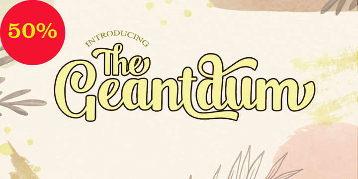 [maqtghpjpc] Download The Geantdum Fonts Family From Josstype