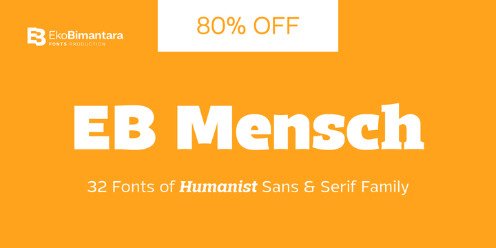 [tfijfpgjib] Download EB Mensch Fonts Family From Eko Bimantara