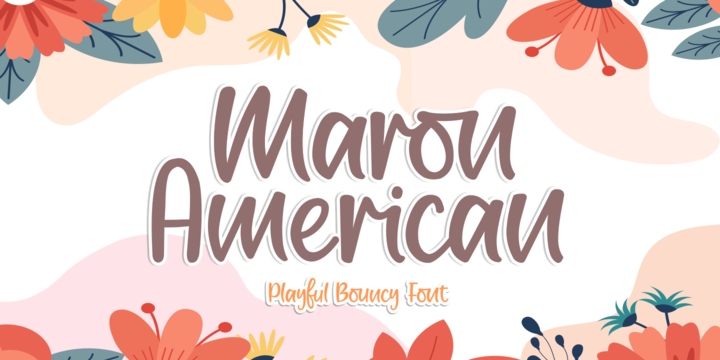 [bmyxamptkp] Download Maron American Fonts Family From Zeenesia Studio