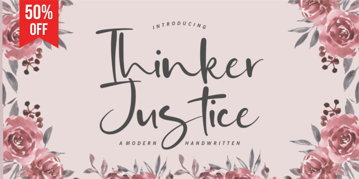 [vgunayxrvl] Download Thinker Justice Fonts Family From Balpirick