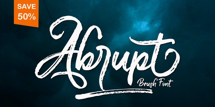 [iaimemgtum] Download Abrupt Fonts Family From Akifatype