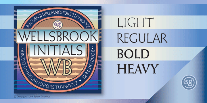 Wellsbrook Initials SG™