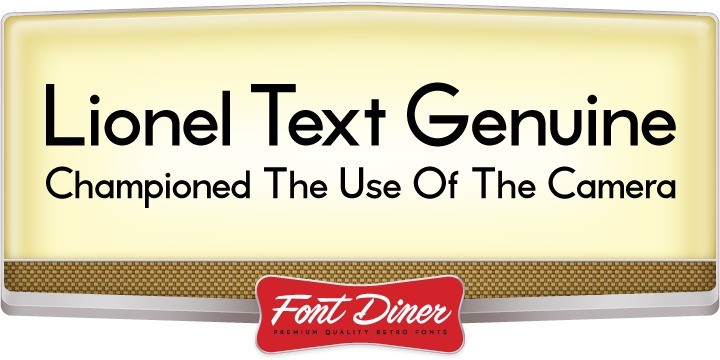 Lionel Text Genuine