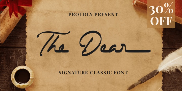 The Dear Font | Webfont & Desktop | MyFonts