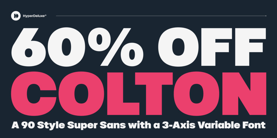 Special offer on HD Colton