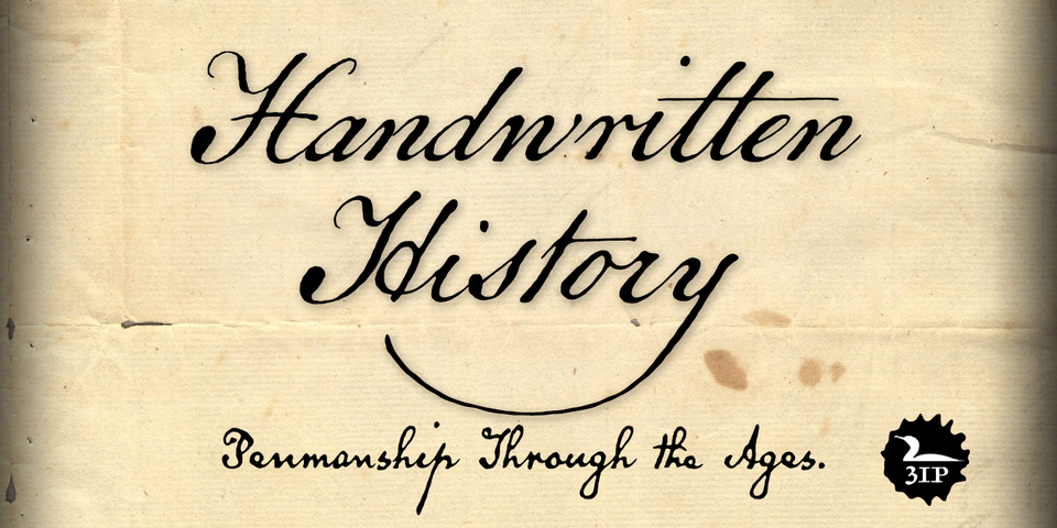 3IP Handwritten History « MyFonts