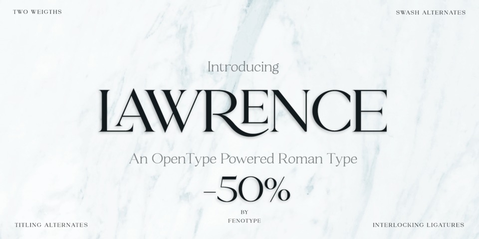 Special offer on Lawrence