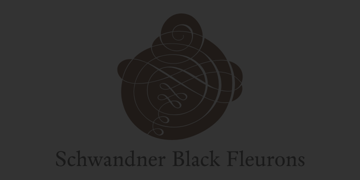 Schwandner Black Fleurons