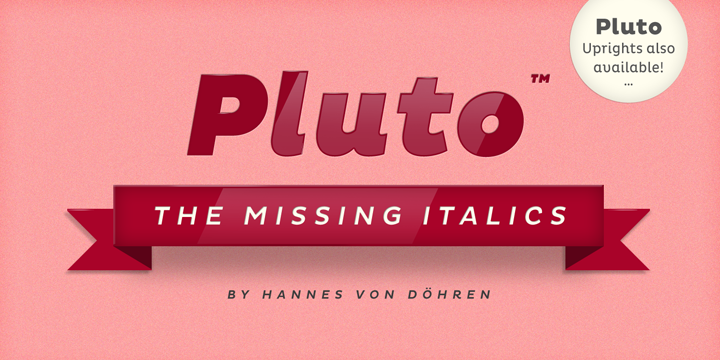 Pluto Italics