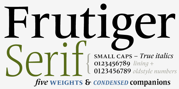 Frutiger Serif Pro
