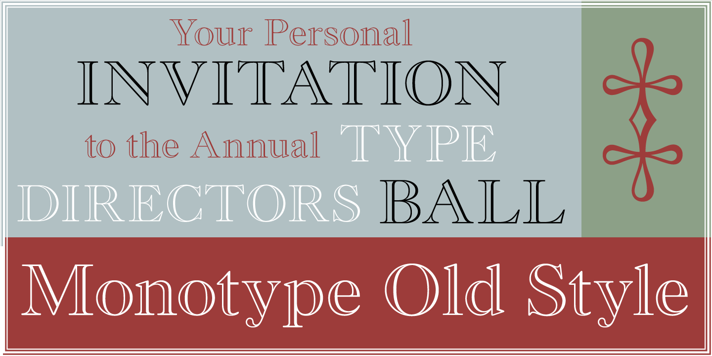 Monotype Old Style Premium Font Urban Fonts