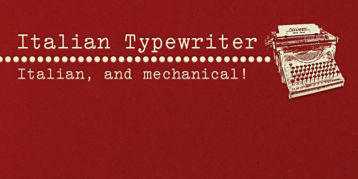 Italian Typewriter
