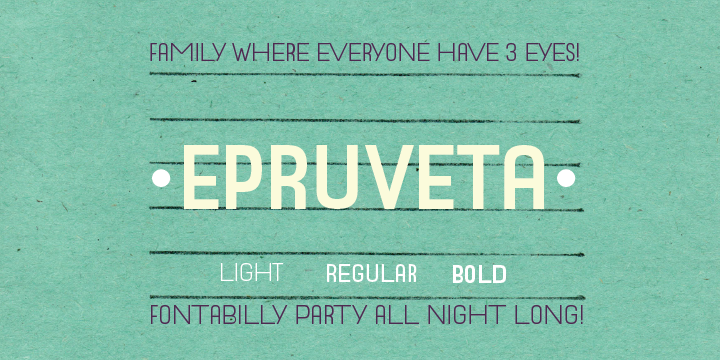 Epruveta Premium Font - Urban Fonts