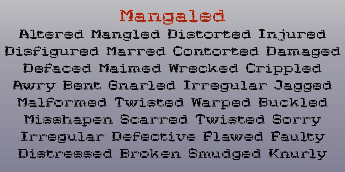 Mangaled