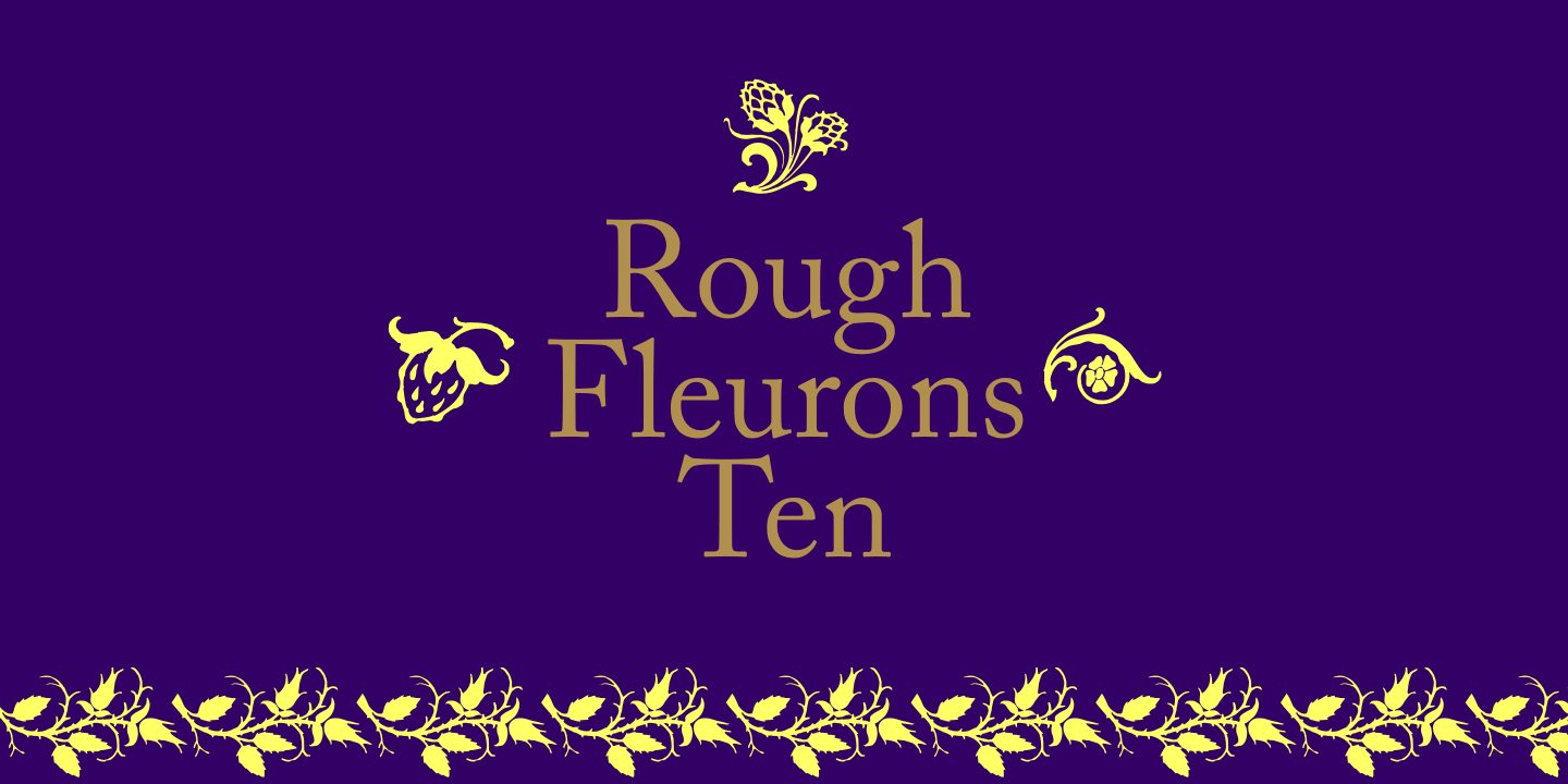 Rough Fleurons