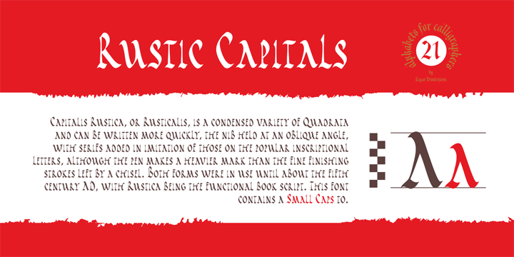 Cal Rustic Capitals