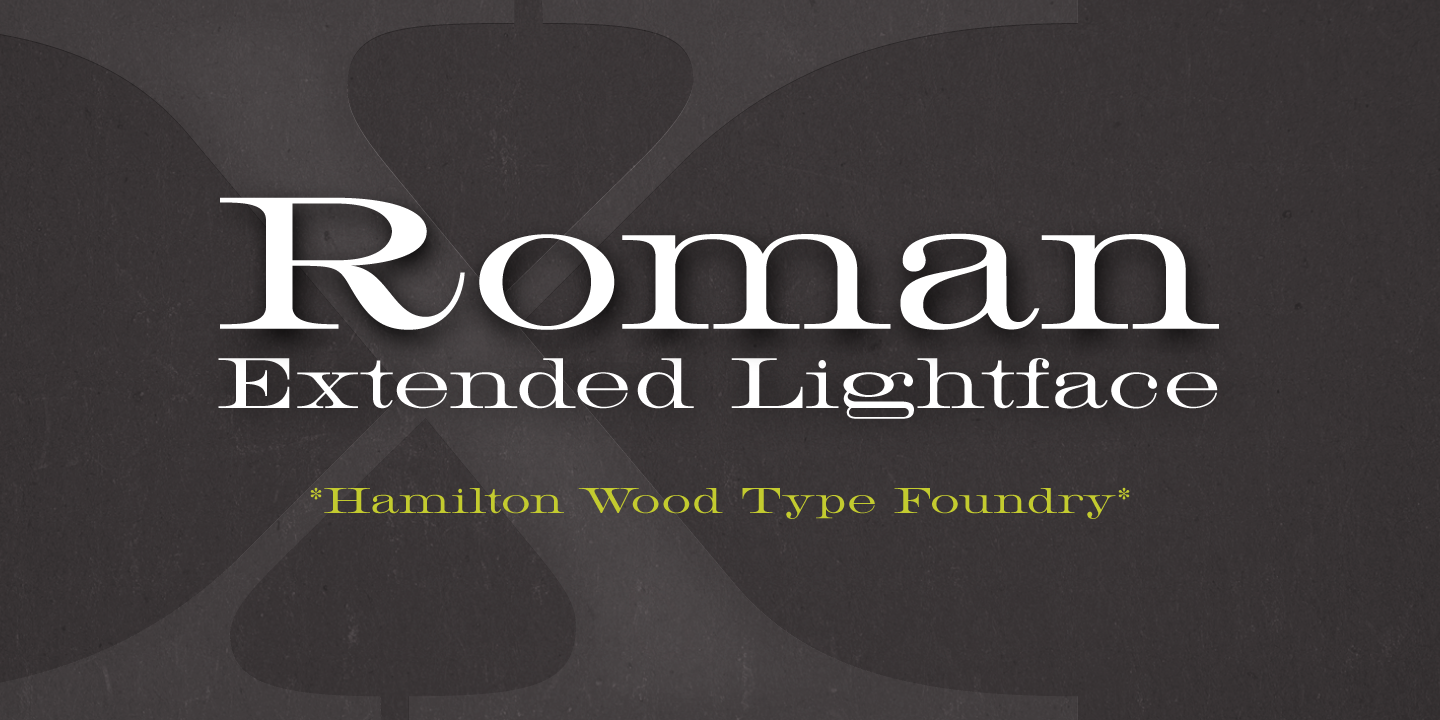 HWT Roman Extended Lightface