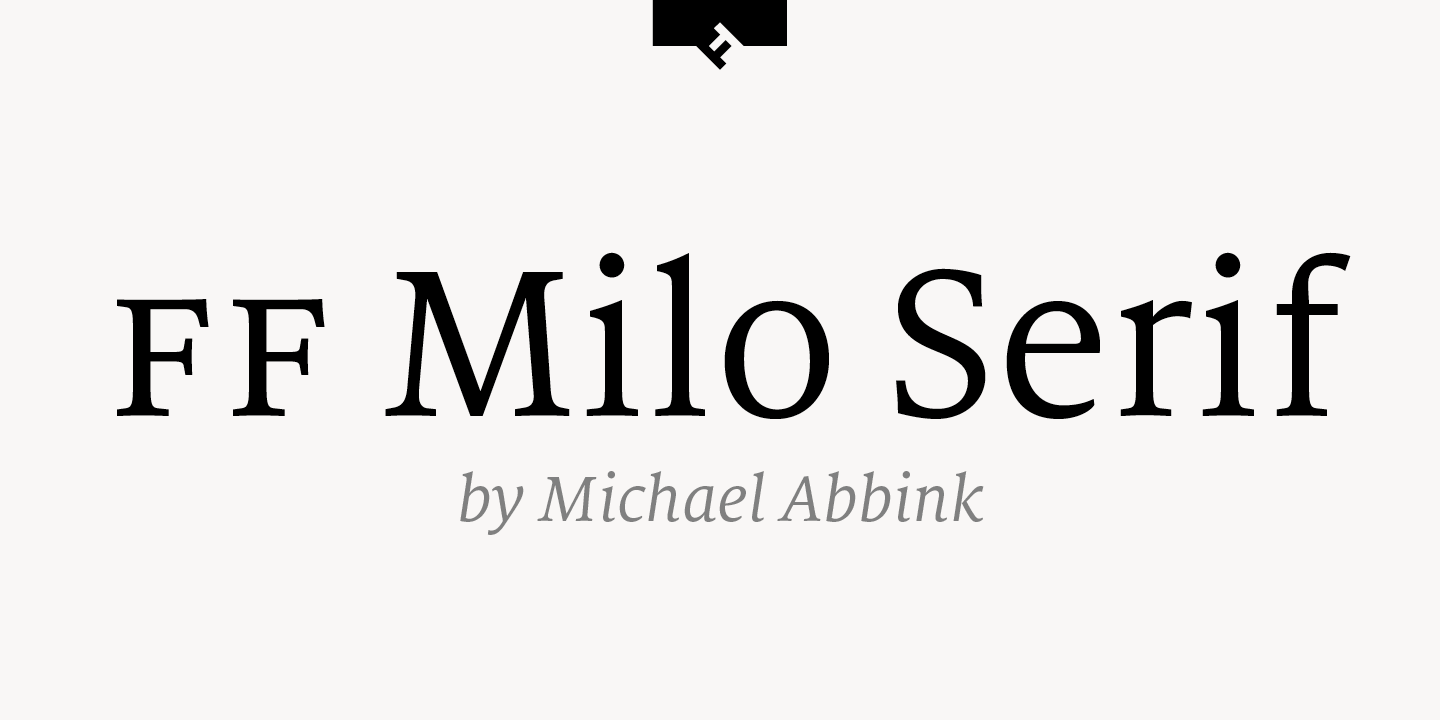 FF Milo Serif Pro