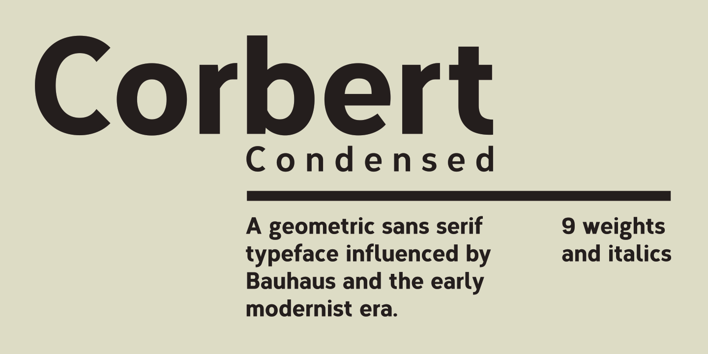 Corbert Condensed
