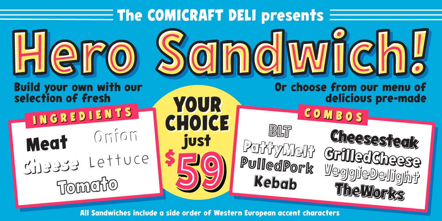 Hero Sandwich Combos