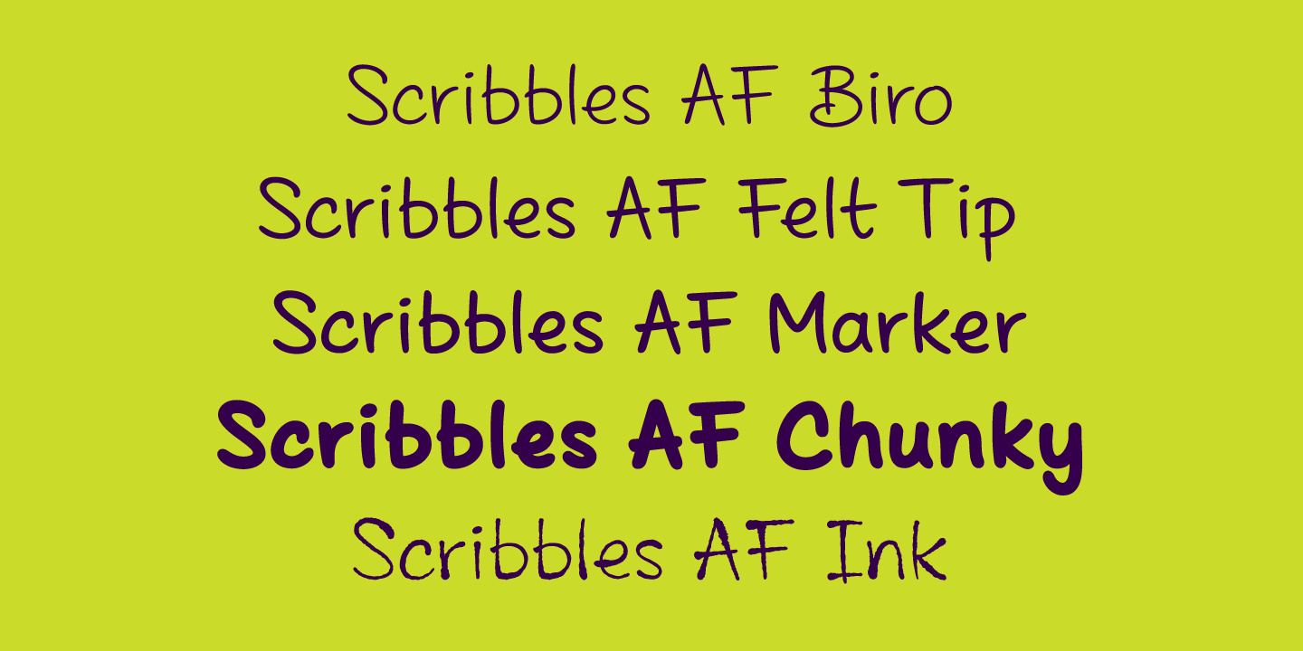 Scribbles AF