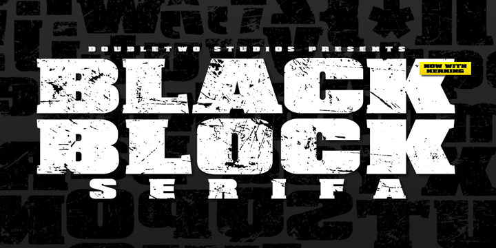 XXII BLACK-BLOCK-SERIFA