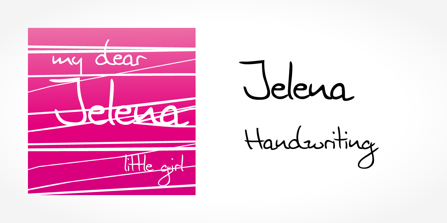 Jelena Handwriting