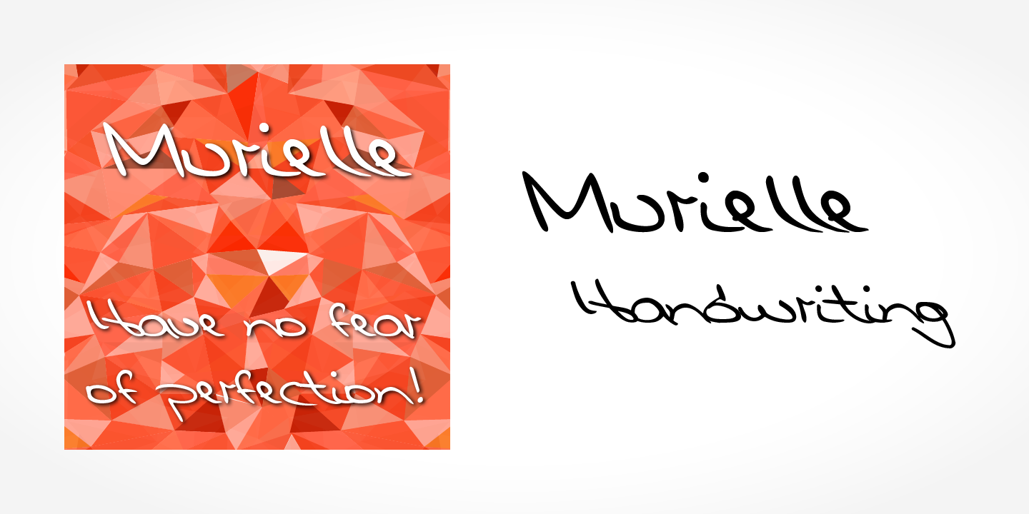 Murielle Handwriting