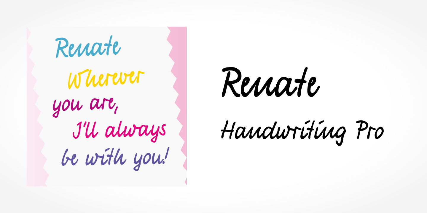 Renate Handwriting Pro