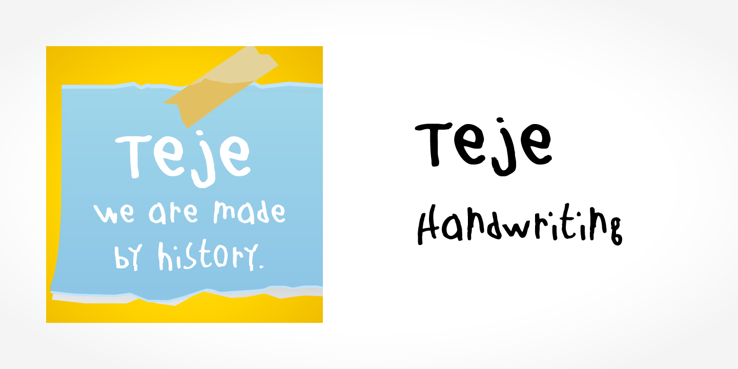 Teje Handwriting