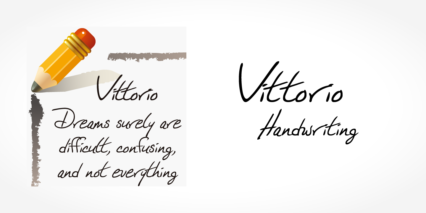 Vittorio Handwriting