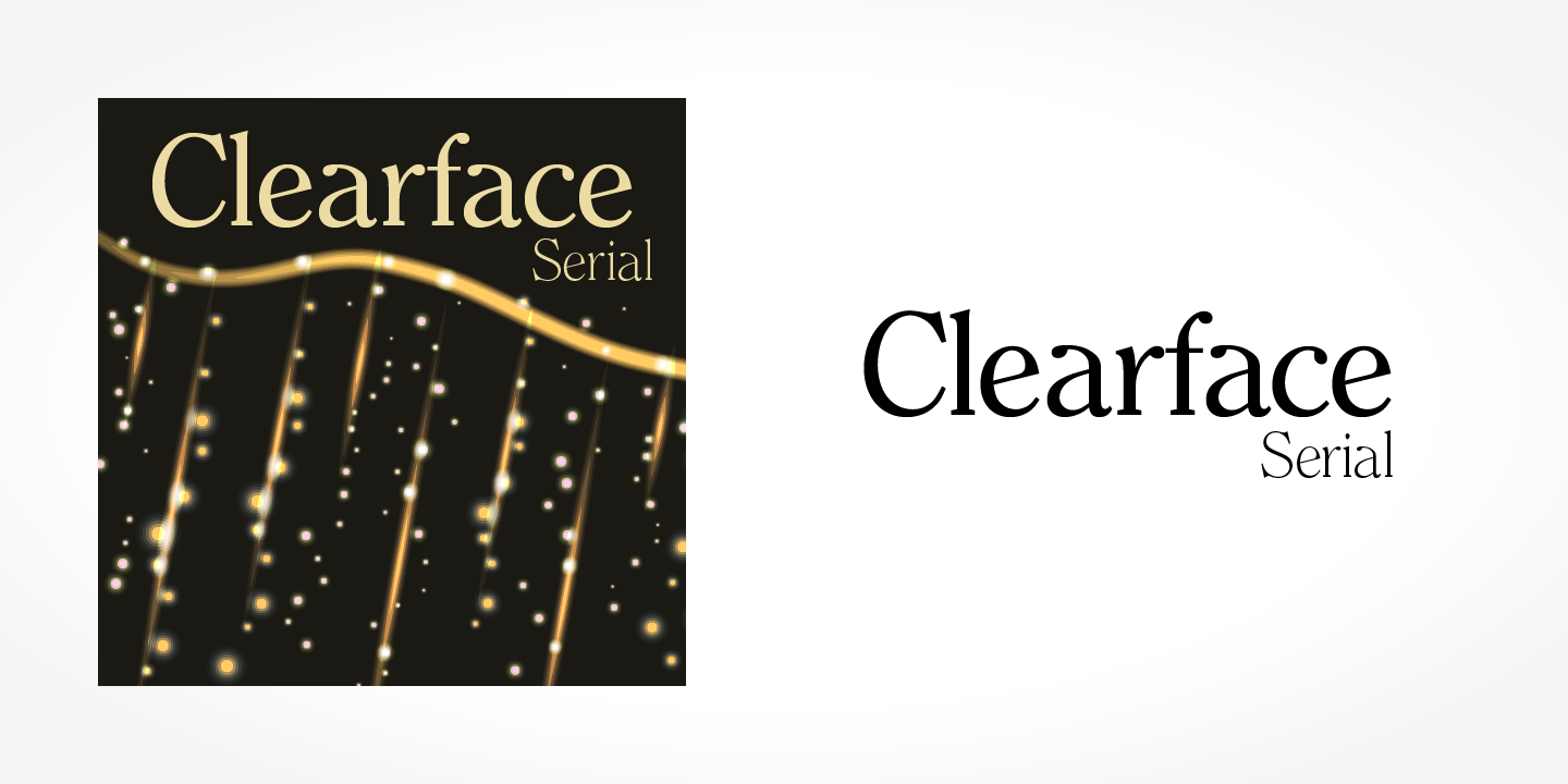 Clearface Serial