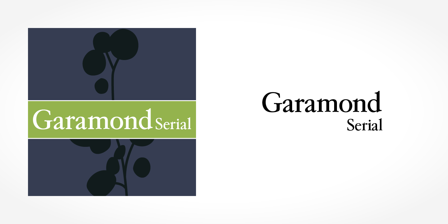 Garamond Serial