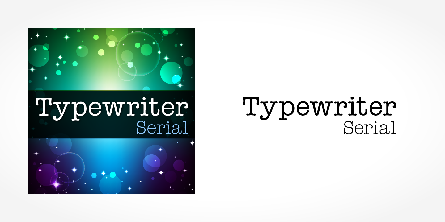 Typewriter Serial