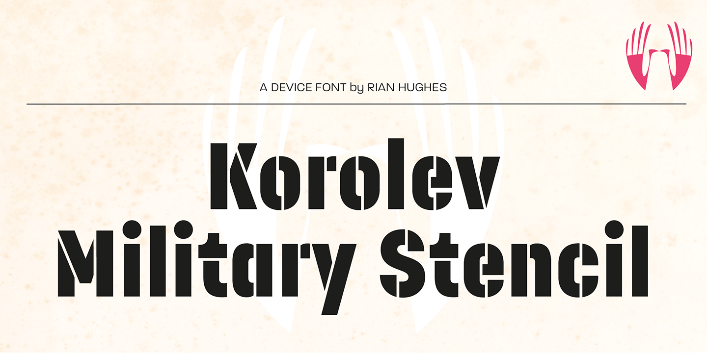 Korolev Military Stencil