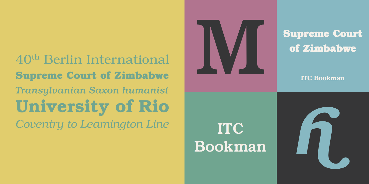ITC Bookman