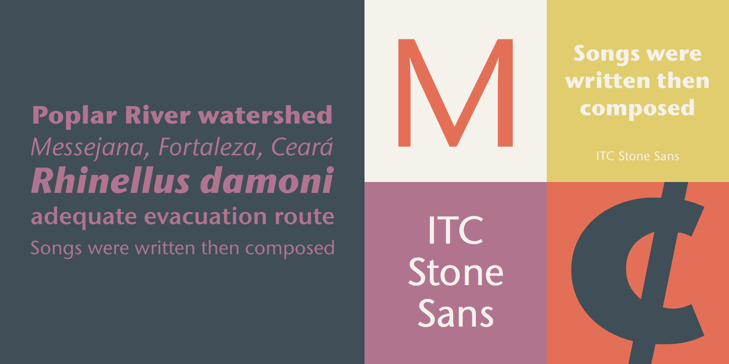 ITC Stone Sans