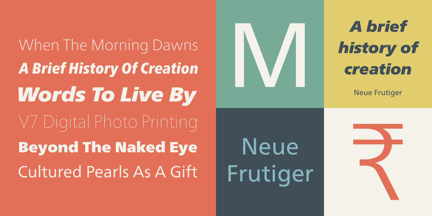 frutiger neue font free download