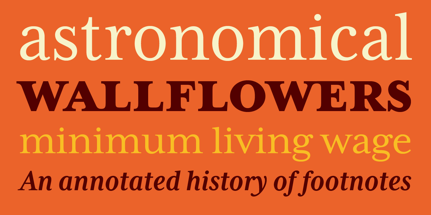 Mrs Eaves XL Serif