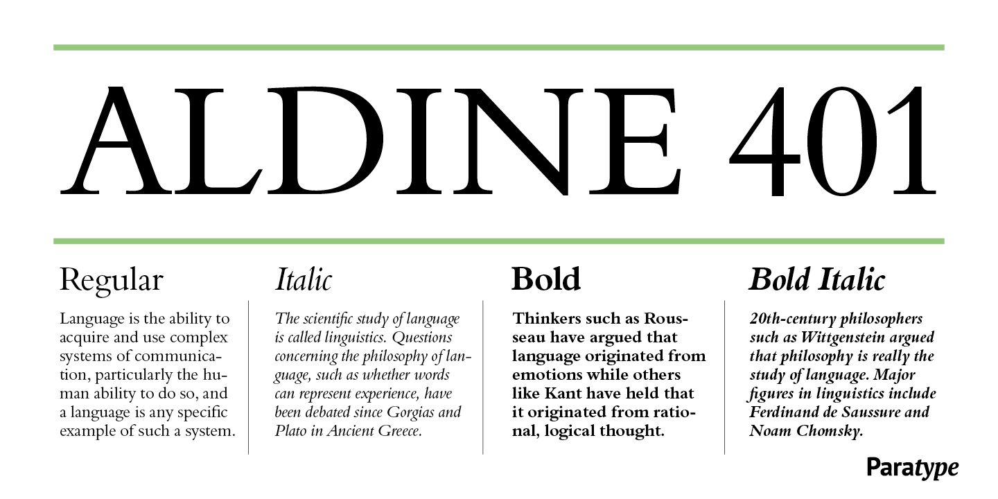 Aldine 401