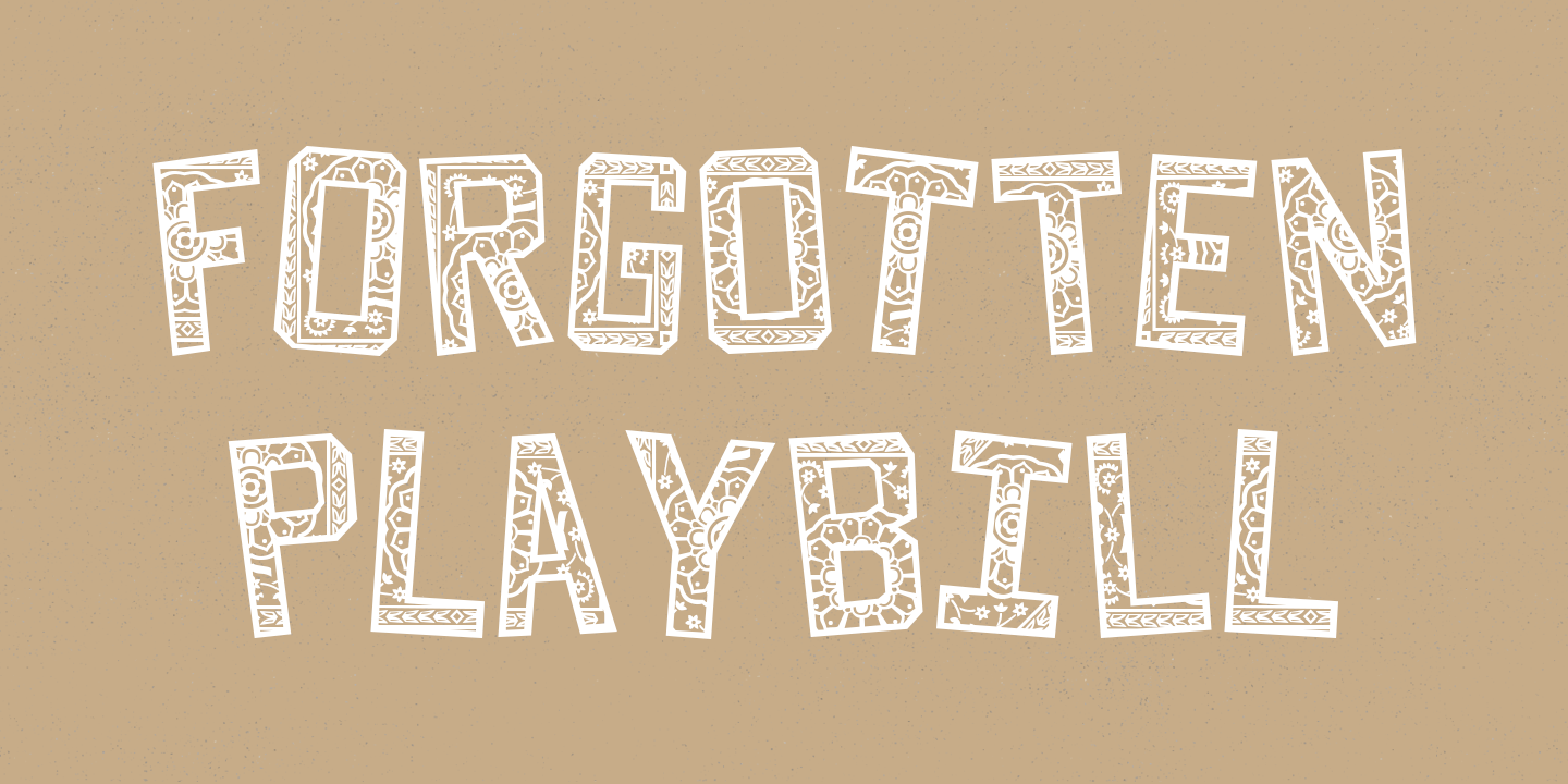 Forgotten Playbill