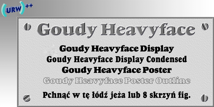Goudy Heavyface