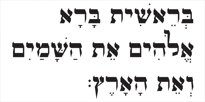 OL Hebrew Formal Script
