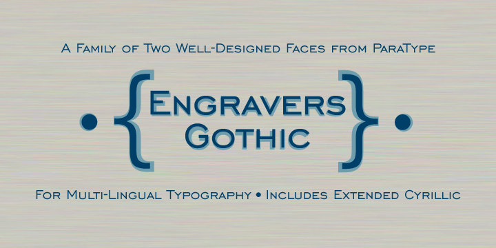 Engravers Gothic