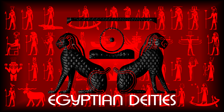 Egyptian Hieroglyphics – Deities