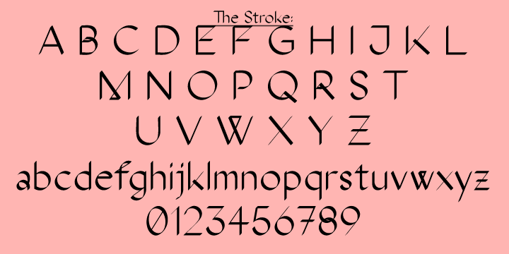 The Stroke Sans
