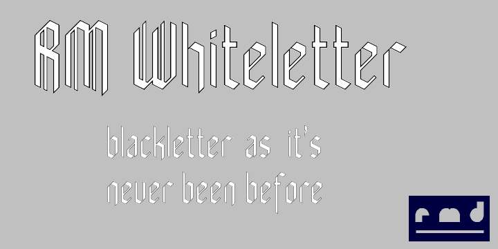 RM Whiteletter